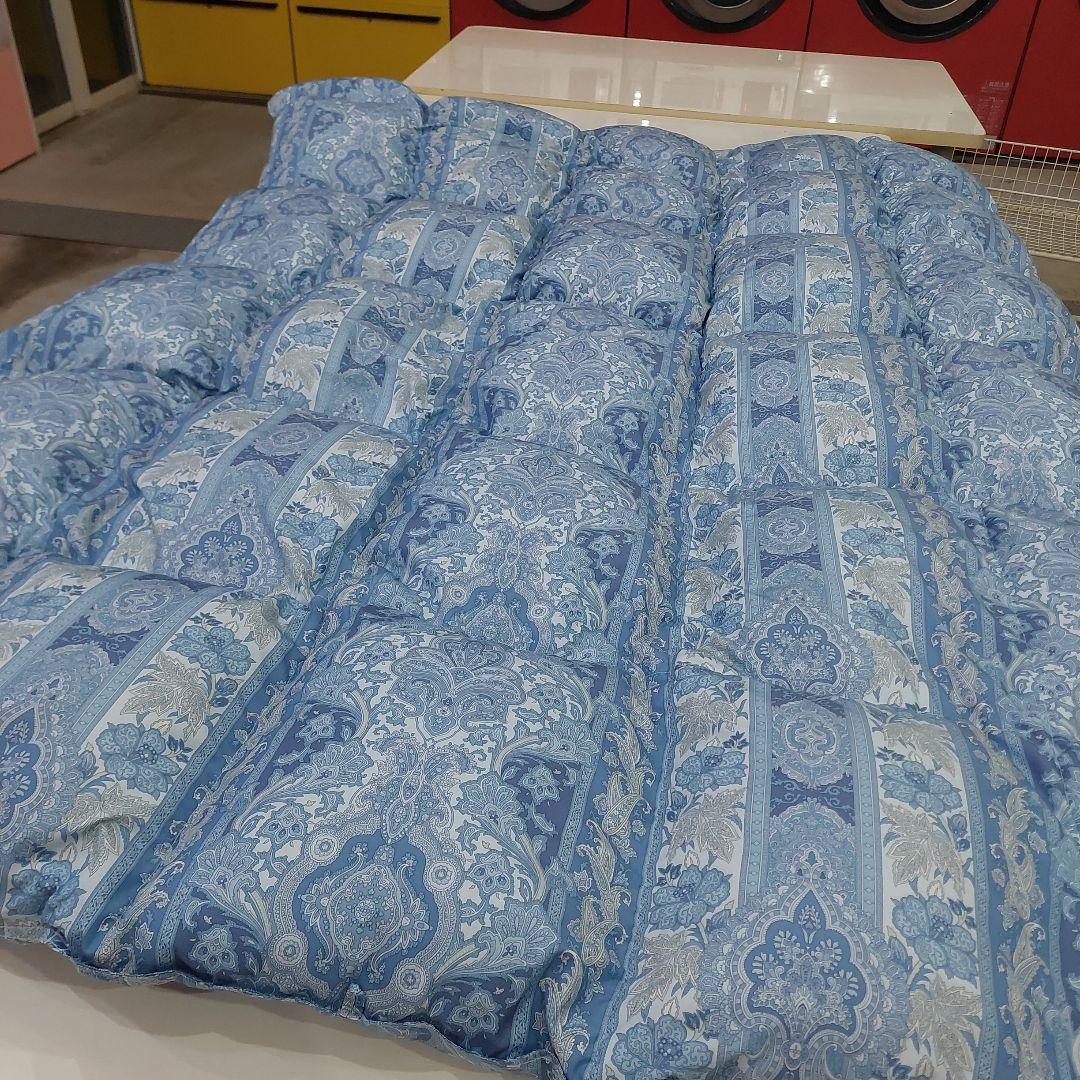 昭和西川 羽毛 掛け布団 中古品