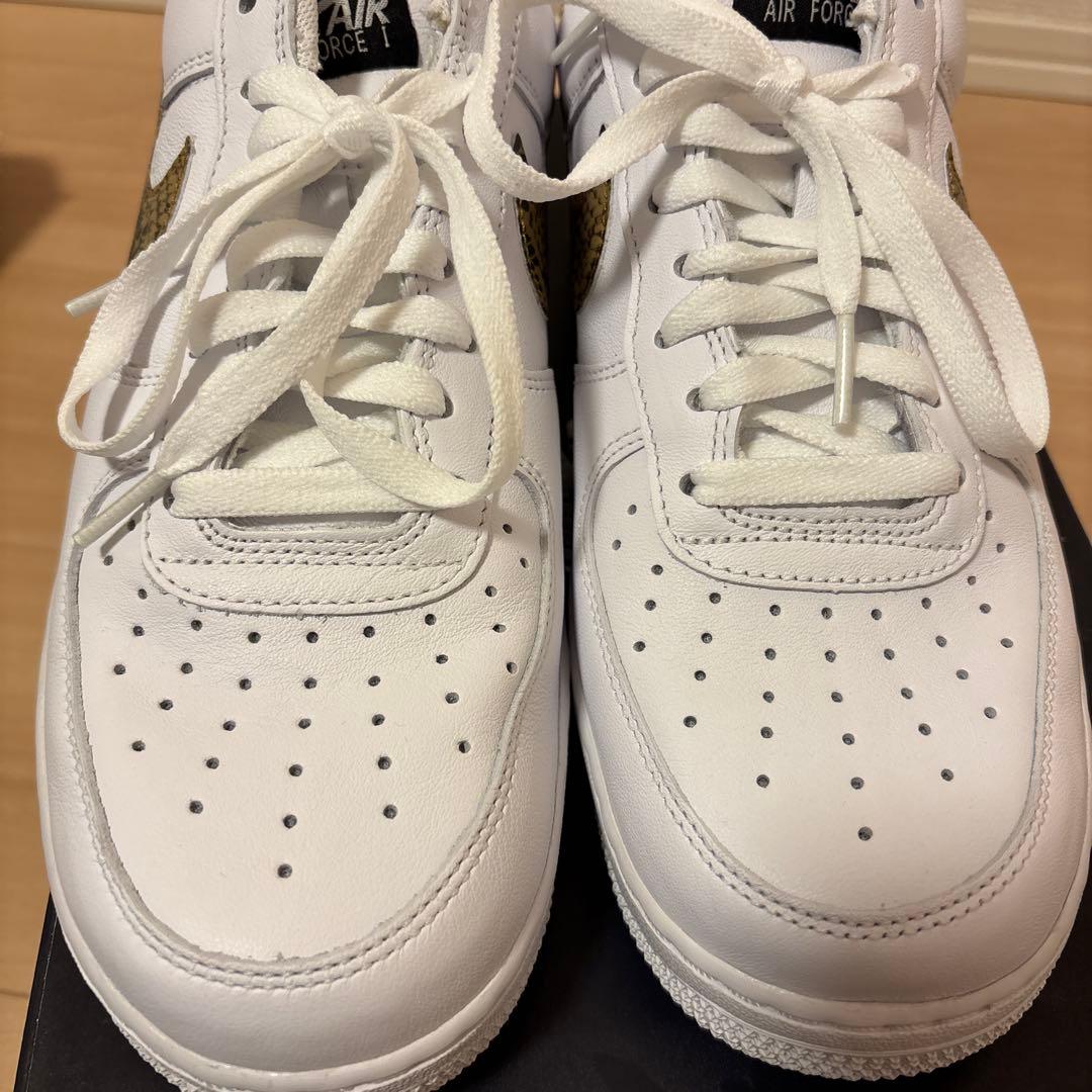 Nike Air Force 1 Low アイボリースネーク　パイソン