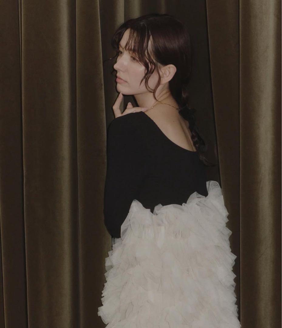 【NOTREemor】ruffle tulle dress