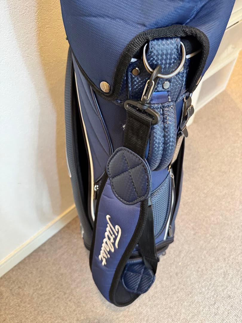 タイトリスト　キャディバッグ　ネイビー