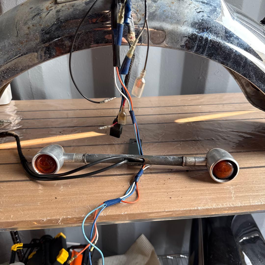 KAWASAKI W650 純正フェンダー　ウインカーセット