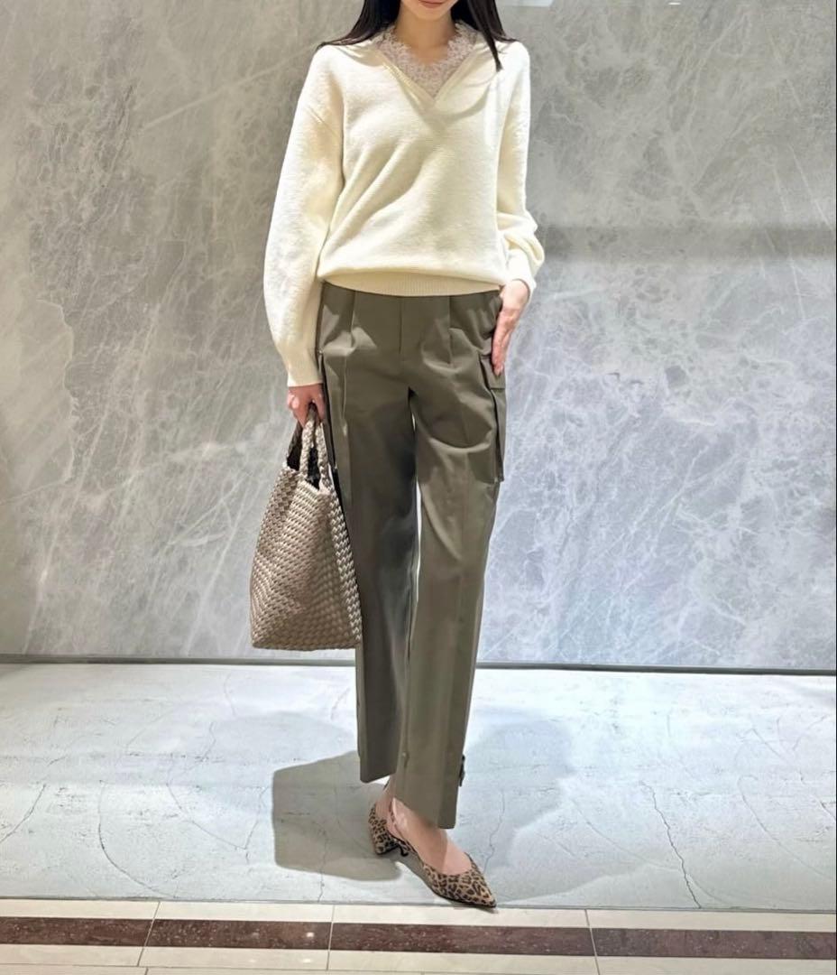 allureville レースドッキングプルオーバ