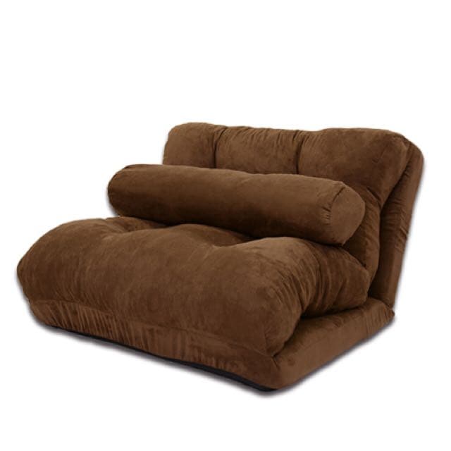 【新品】ロングローソファベッド  2人掛け クッション付き