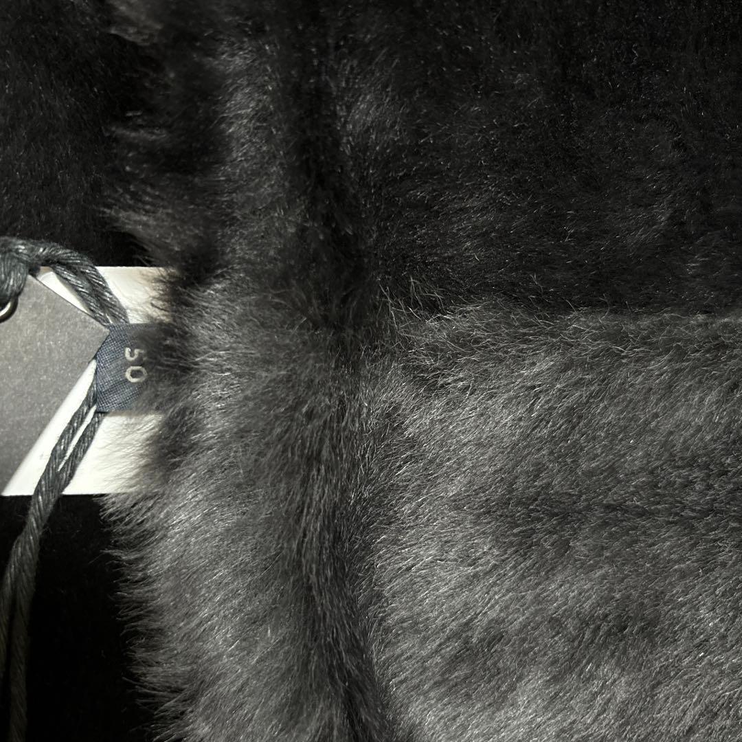 エンメティ　フーデッドムートンジャケット