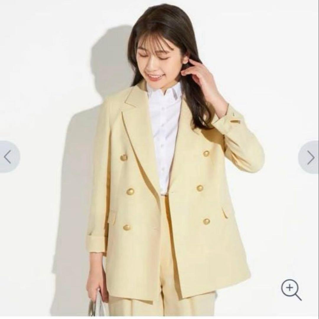 【未使用タグ付】AOKI 2wayストレッチ ダブルブレスト パンツセット L