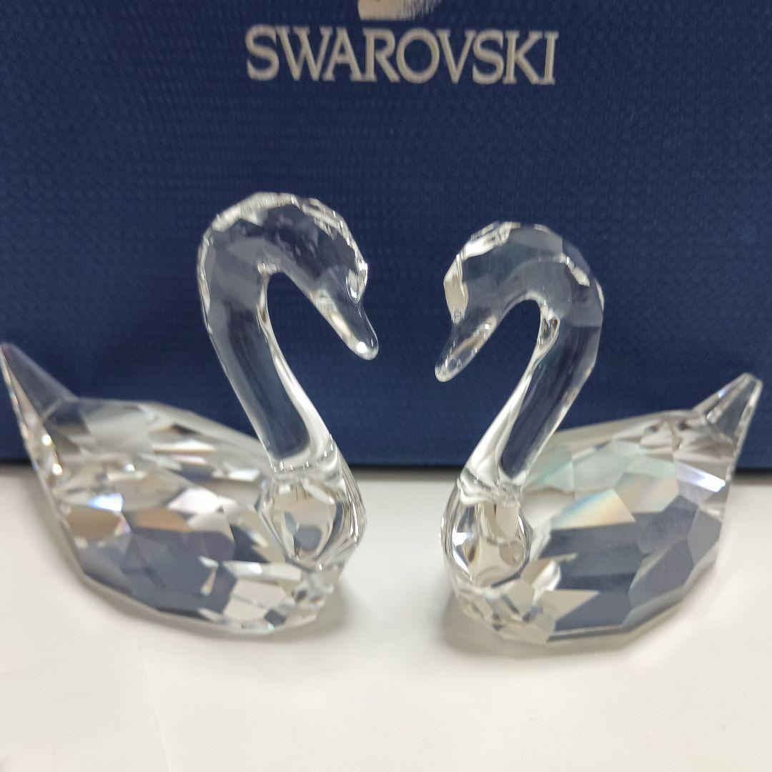 Swarovski スワン 置物 2体セット