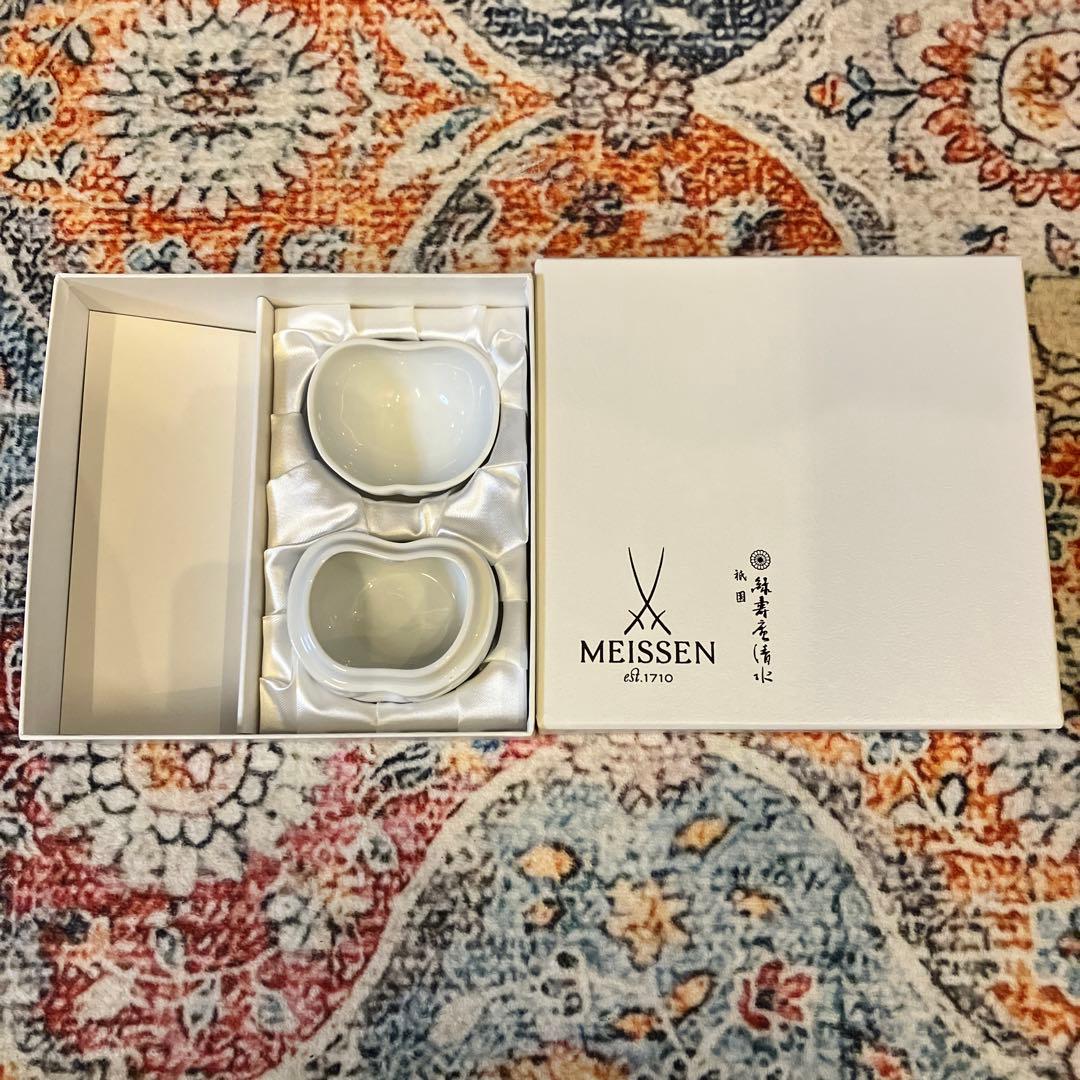 マイセン　ボンボニエール　リンゴ　日独交流160周年　日本限定特別企画商品