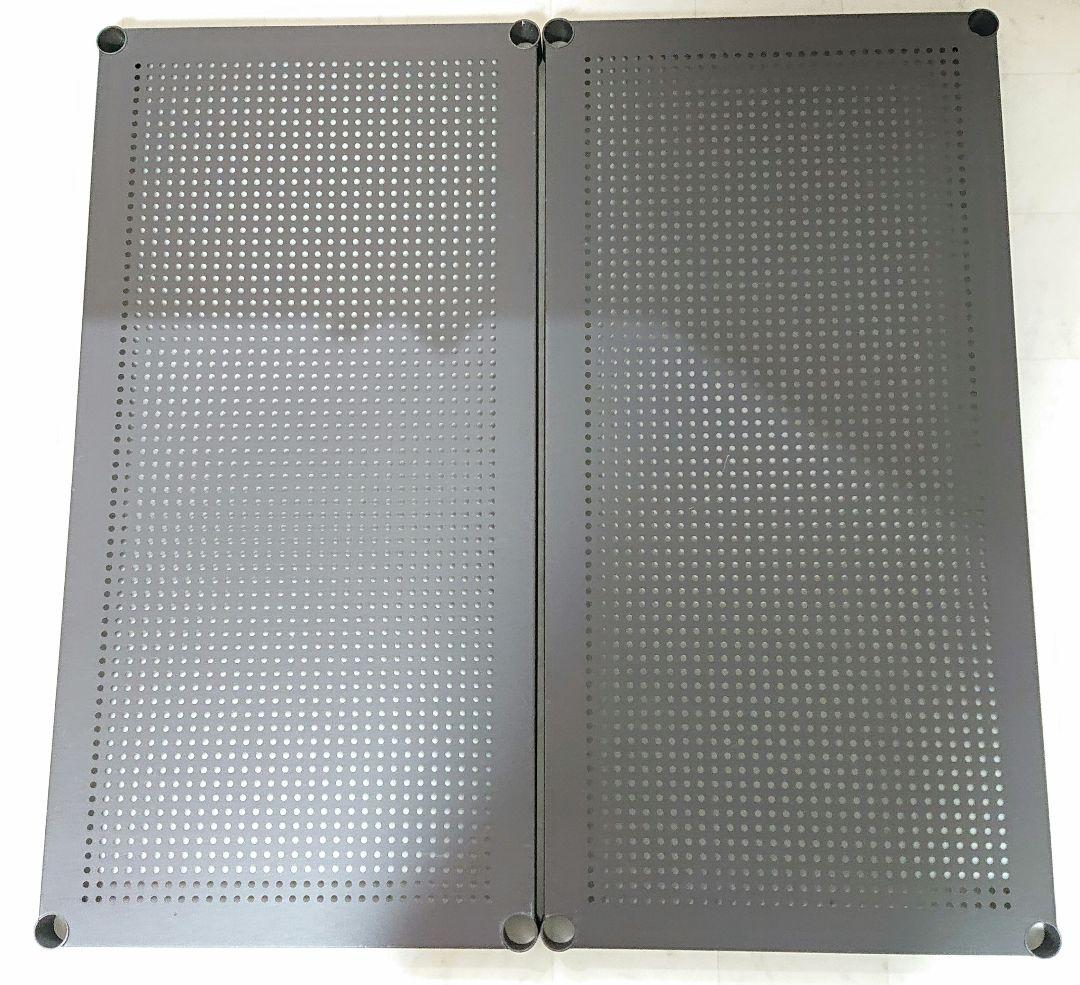 匿名配送 アイスオーヤマ パンチング棚板 PT-91T ブラウン2枚 送料込