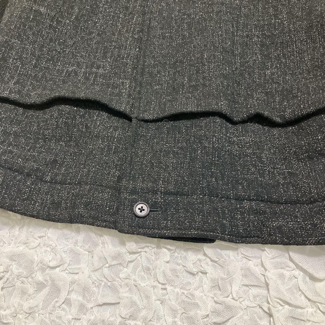 Y's for men【初期タグ】ブルゾン　ツイード　ジップ　黒