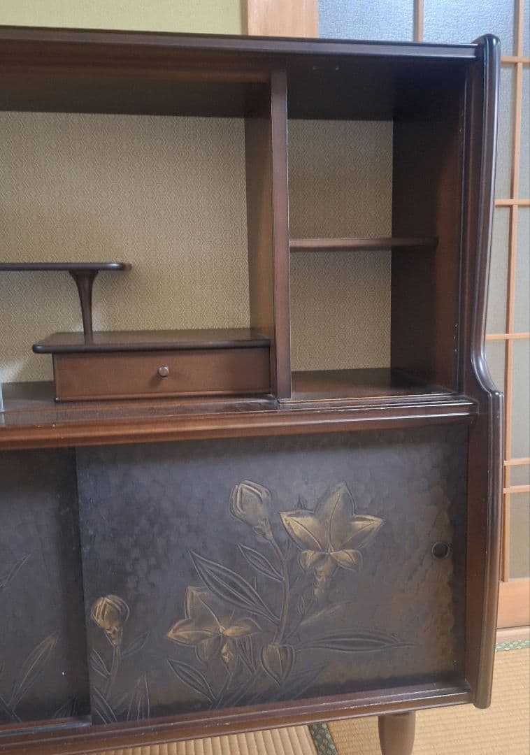 ★送料込み【1960年代:レトロ家具】 茶箪笥