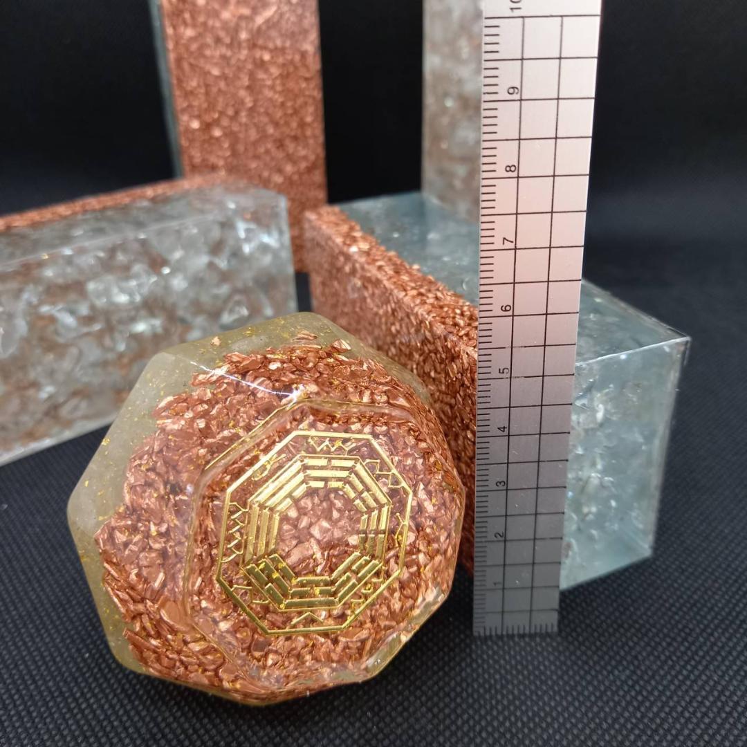 『結界＆パワースポット黄金比オルゴナイトパーフェクトセット No33』浄化と結界