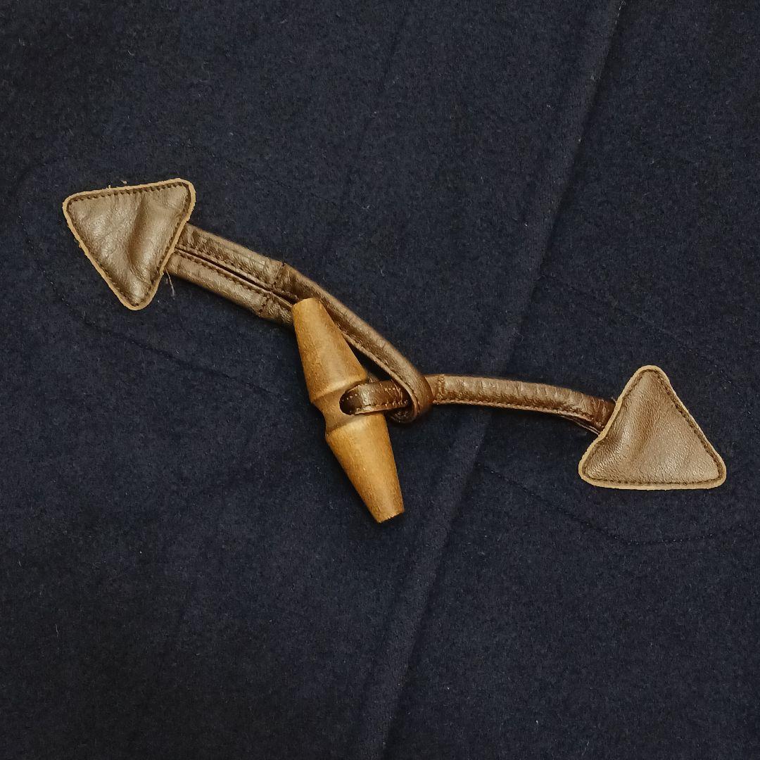 ✨極美品✨バーバリーズ　ウールカシミヤ　ダッフルコート　ノバチェック　濃紺 9