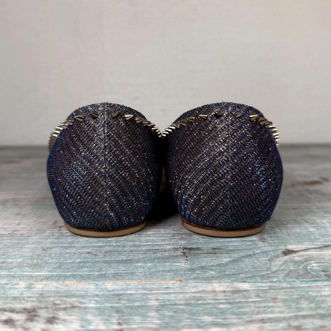 着用2回 Christian Louboutin フラットシューズ36 1/2