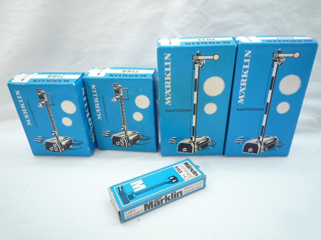 Märklin HOゲージ 信号機セット 5113 7188 7039 7040