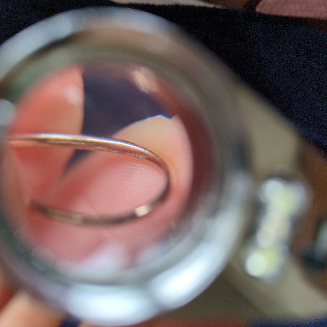 ティファニー シングルロウ リング 750 rg 6.5号 美品 現行品