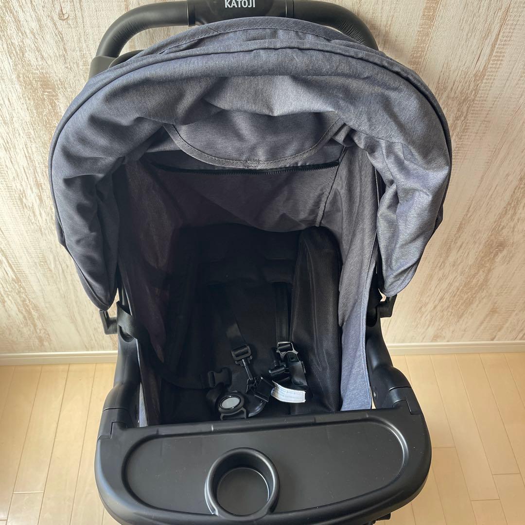 【美品、送料込み】カトージ 二人乗りベビーカー 二人でゴーDX