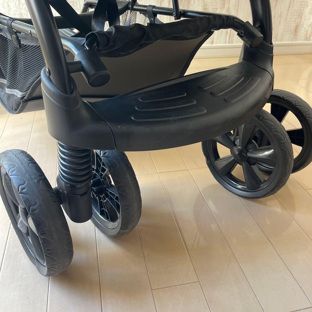 【美品、送料込み】カトージ 二人乗りベビーカー 二人でゴーDX