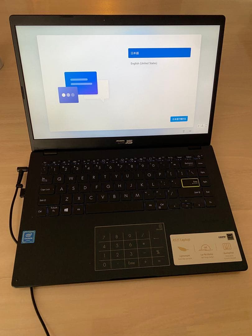 ASUS 14インチ Windows11ノートパソコン