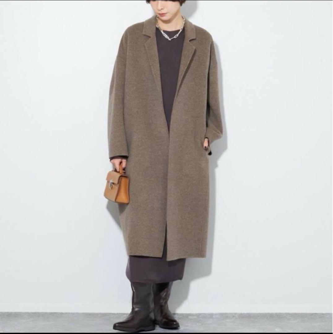 新品未使用✨️プラージュ　ハミルトン　コクーンコート　オーバーサイズ　ロング　36