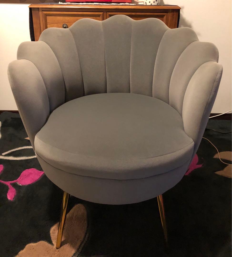 貝殻型ソファー＊開梱設置付き＊全国送料無料