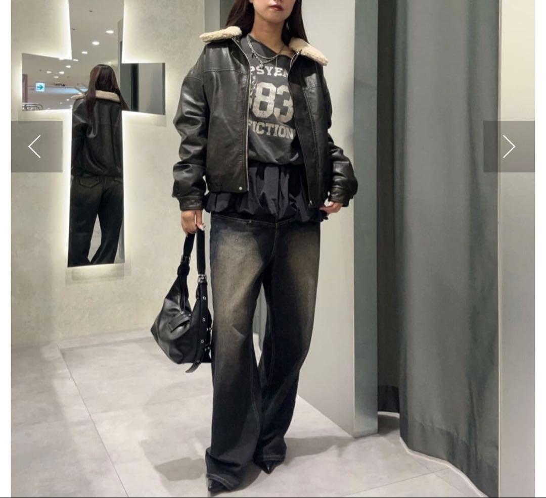 Lic☆ブルゾンwho's whogallery レザーブルゾン