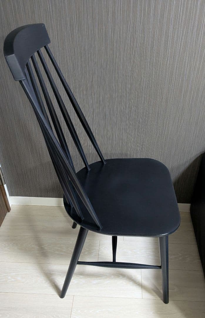 梱包・発送たのメル便　UNICO　コトナ　ダイニングチェア　ブラック　黒　　①