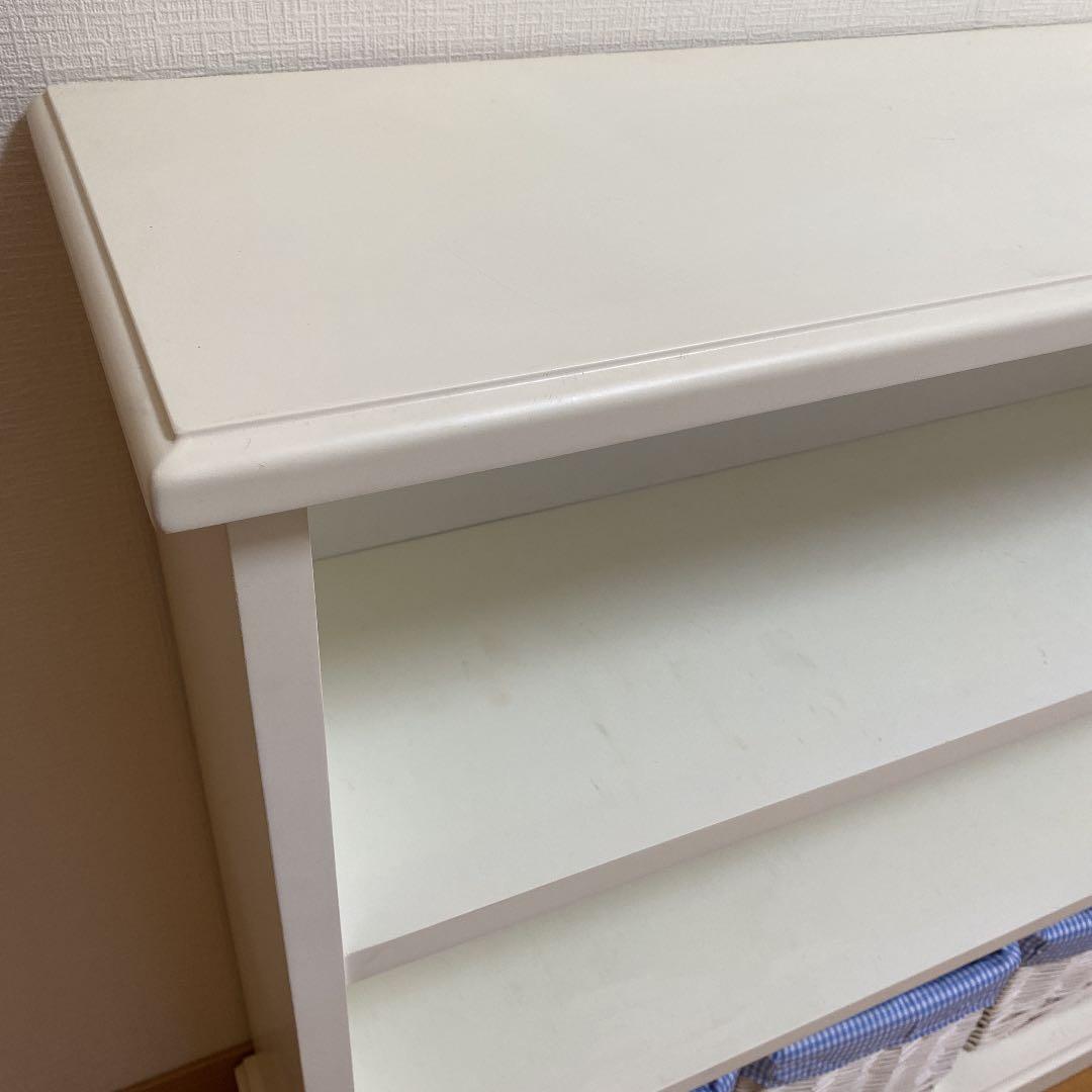 本棚　シェルフ　白