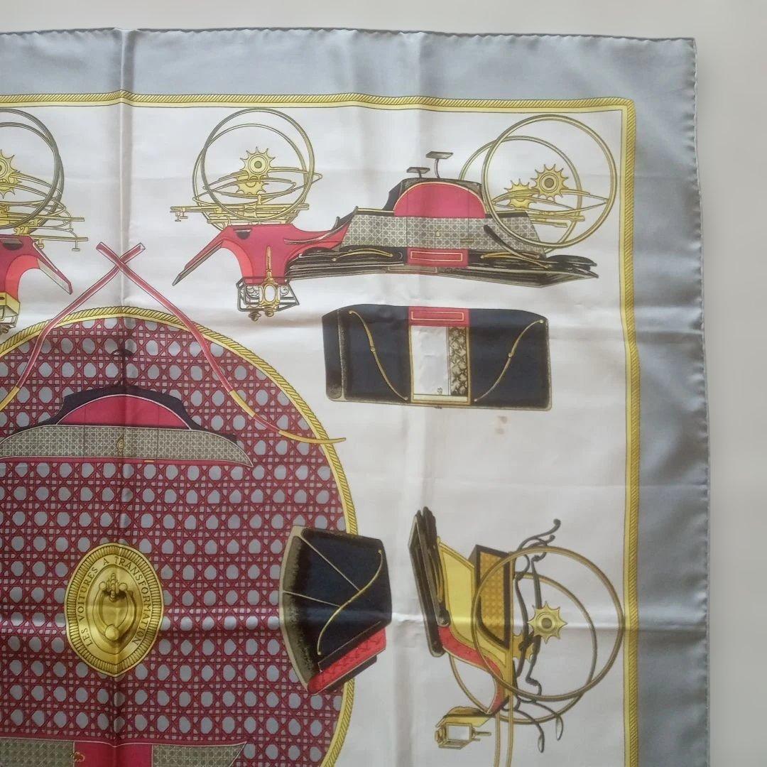 エルメス スカーフ カレ90　折畳み式幌の馬車