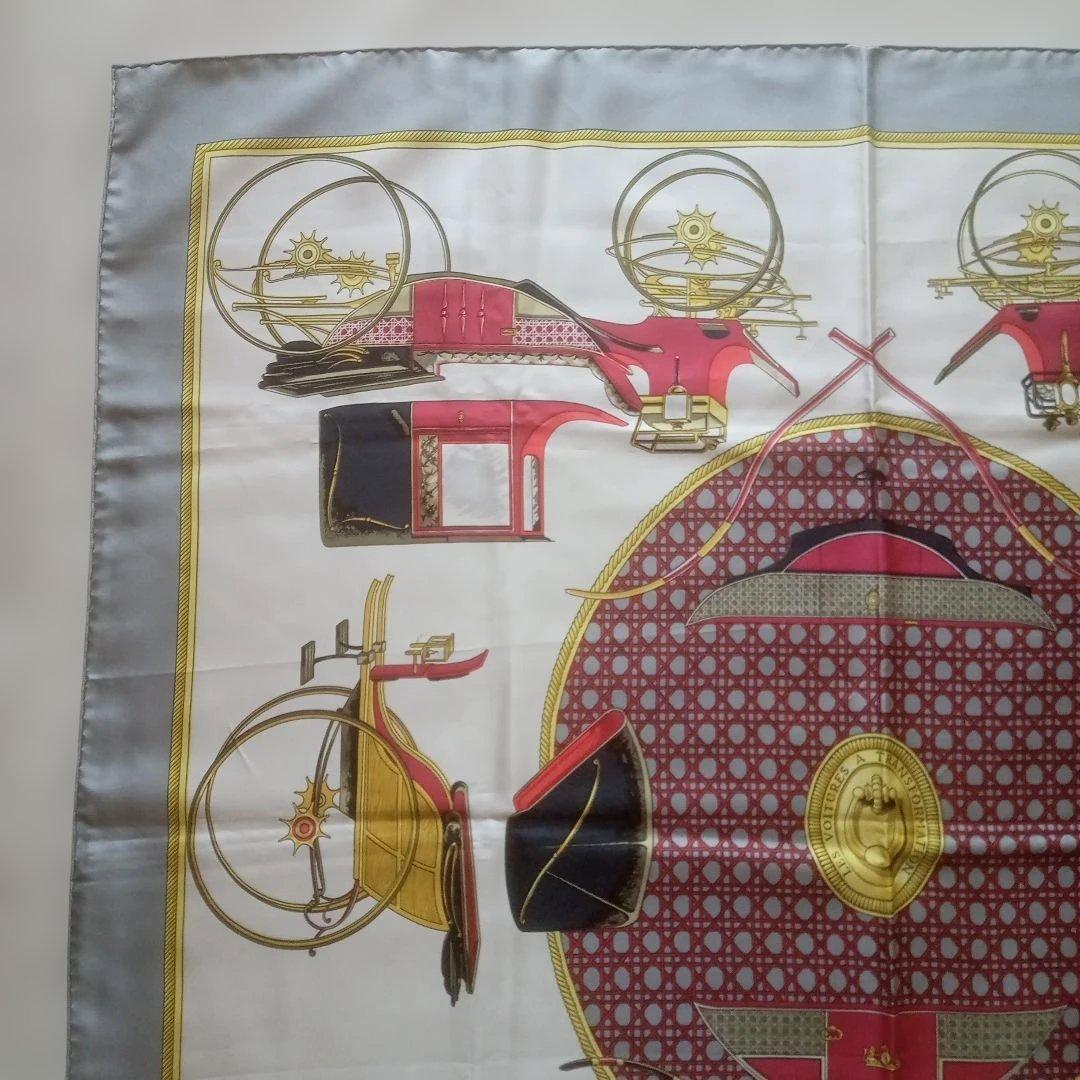 エルメス スカーフ カレ90　折畳み式幌の馬車