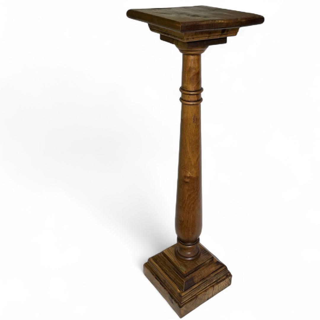 イタリア家具　アンティーク　木製　フラワースタンド　花台　飾り棚　テーブル　机