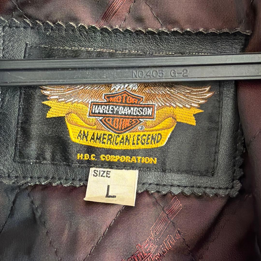 Harley Davidson ハーレーダビットソン ダブル レザー ライダース