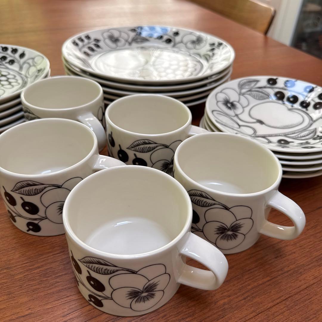 アラビア　ブラックパラティッシ　食器セット 各5 20点