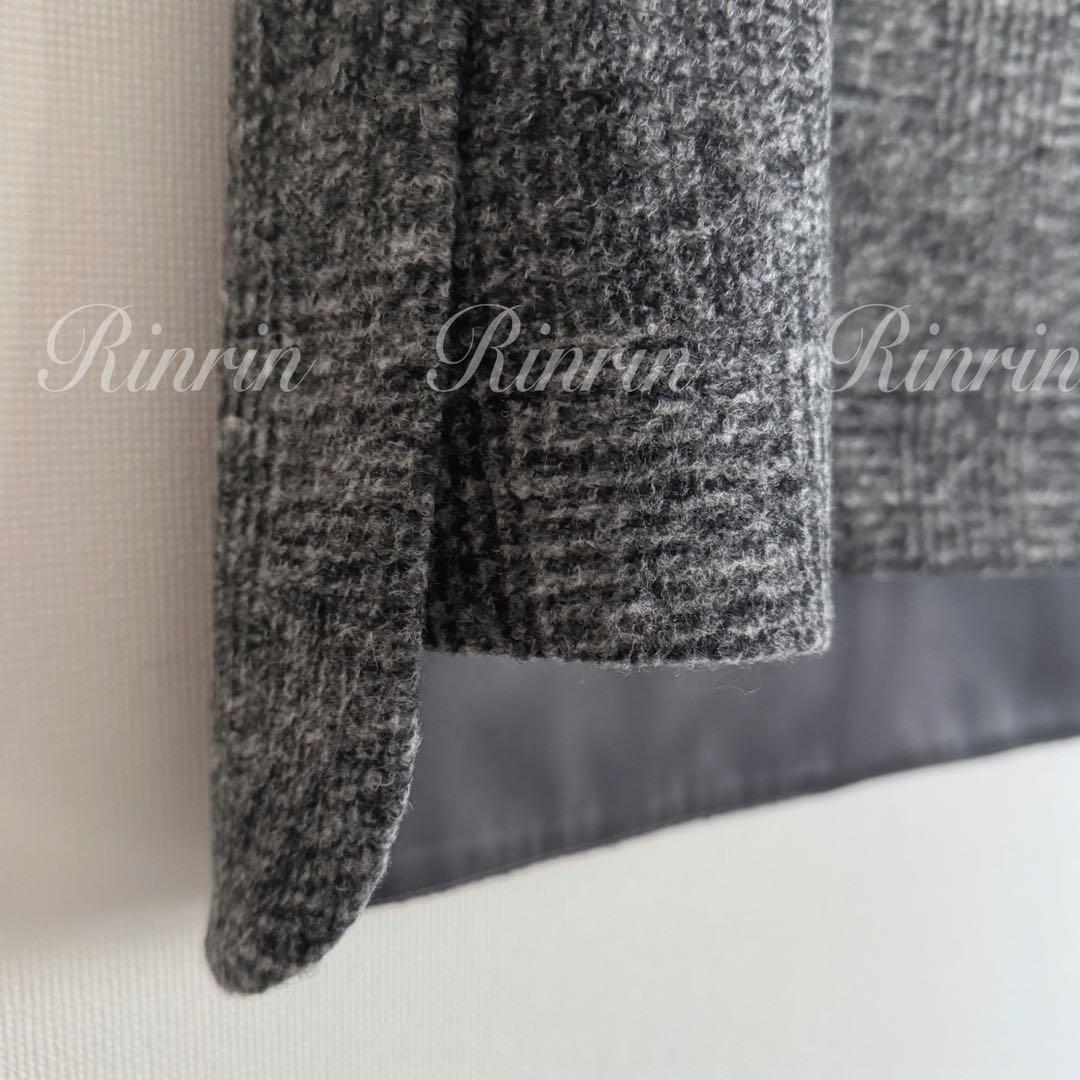 【未使用タグ付き】ANAYI グレンチェックジャンパースカート 36