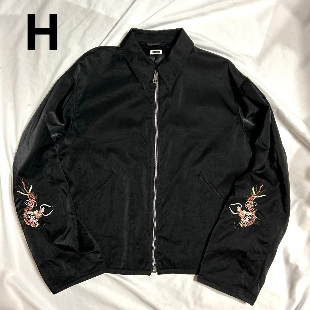 【極美品】＜H＞スリーブエンブロイダリー スポーツジャケット