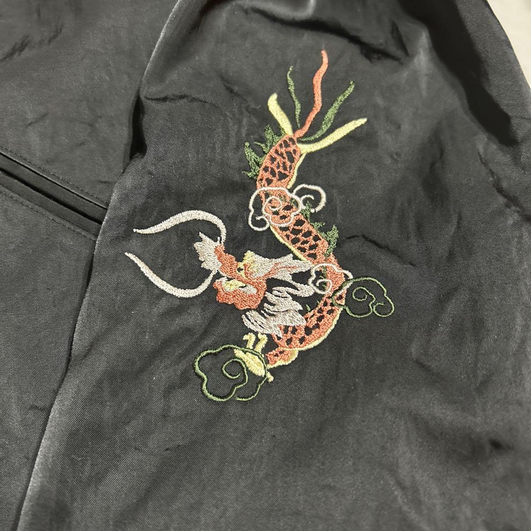 【極美品】＜H＞スリーブエンブロイダリー スポーツジャケット