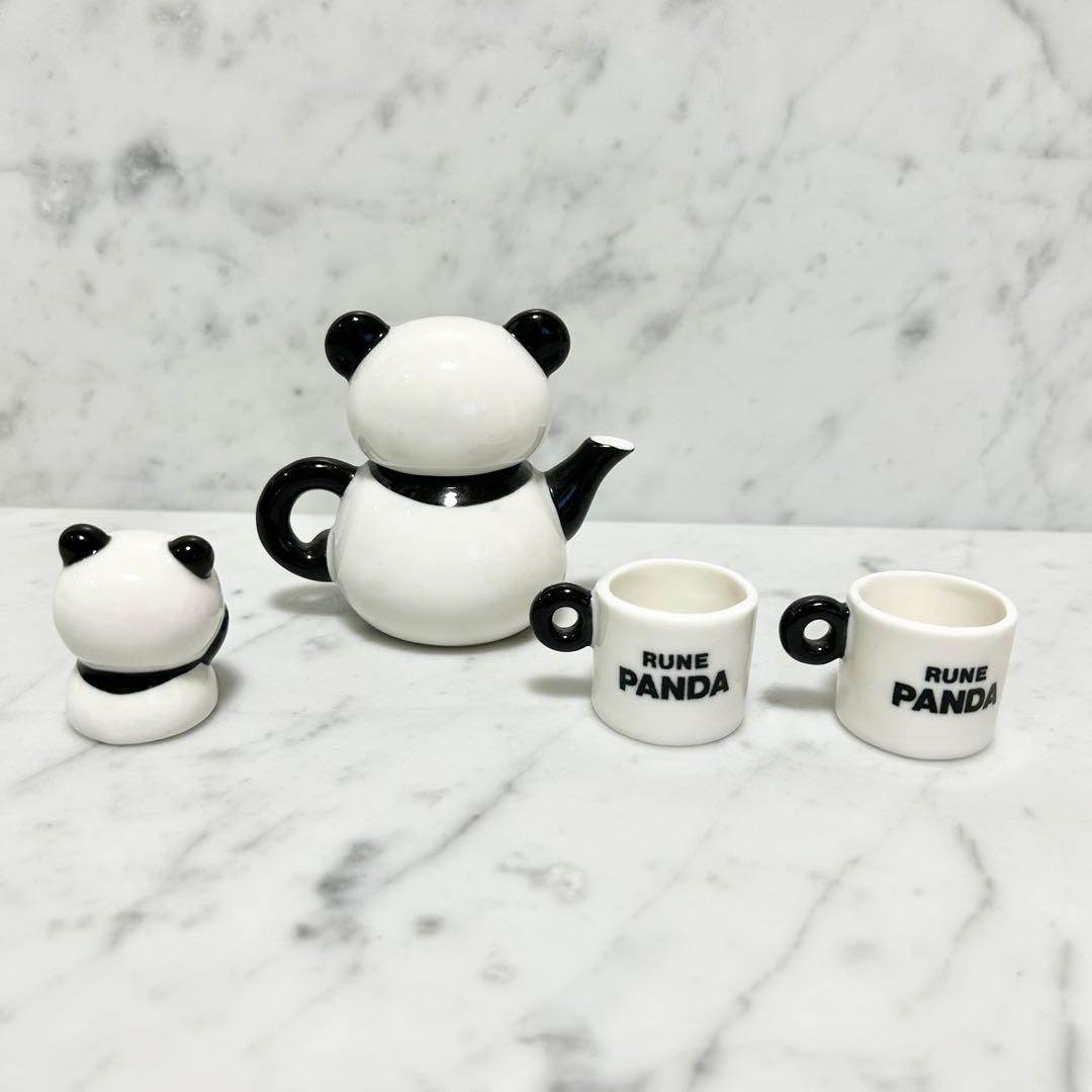 内藤ルネ RUNE PANDA パンダ ティーポットセット【インテリア用】