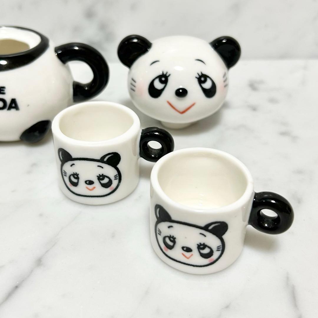 内藤ルネ RUNE PANDA パンダ ティーポットセット【インテリア用】