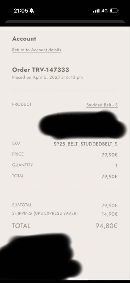 Trendt Vision Studded Belt 完売品