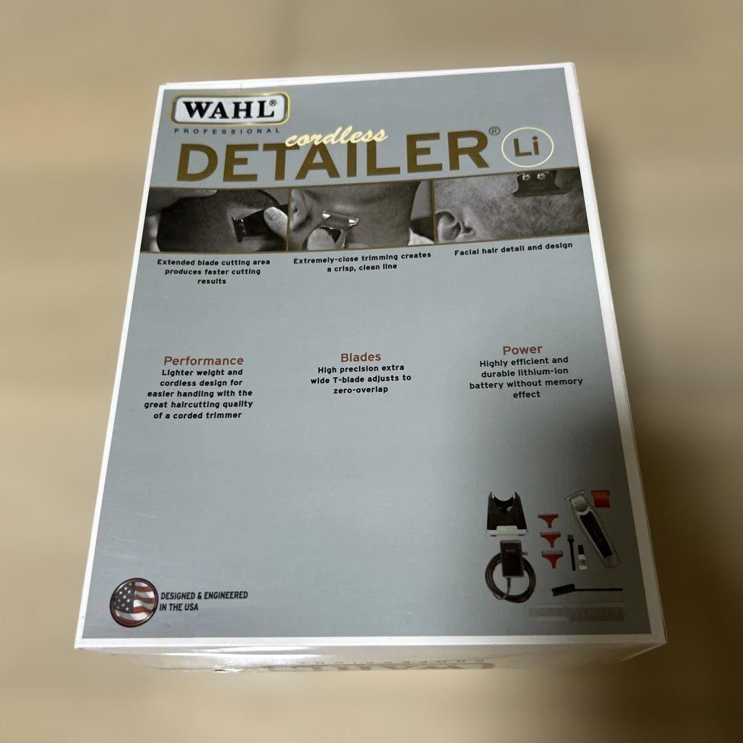 未使用品WAHL cordless Detailer Liメンズシェーバシルバー