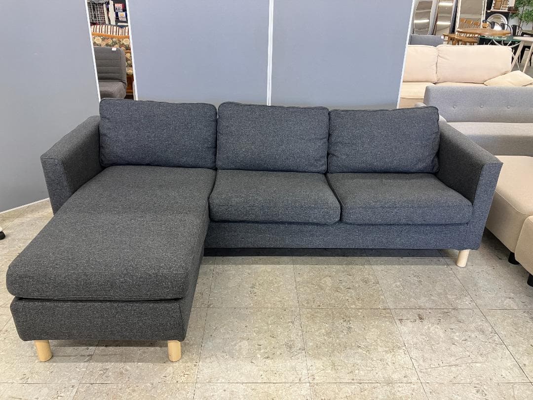 IKEA 3人掛けソファ PARUP グレー