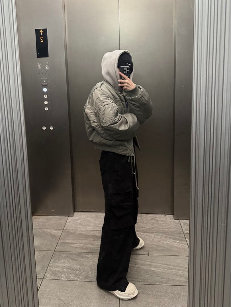 【entire studios】 ボンバージャケットグリーン SSENSE限定