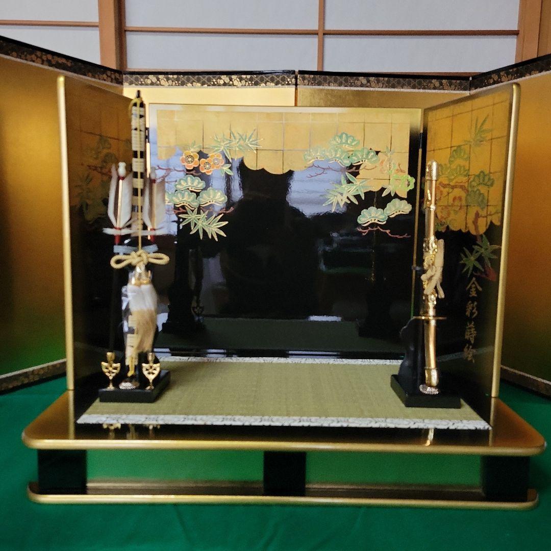 五月人形　13号　金箔と松竹梅セット　H