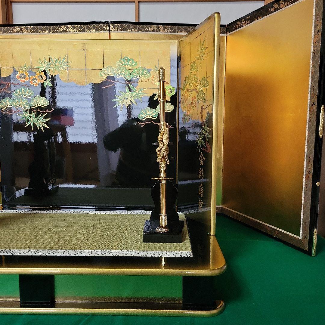 五月人形　13号　金箔と松竹梅セット　H