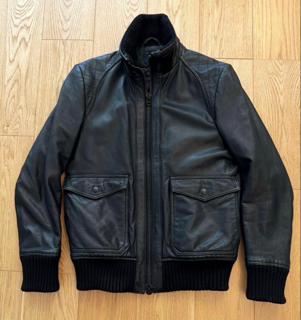 ユナイテッドアローズ レザージャケット A-2 ボンバー 革ジャン