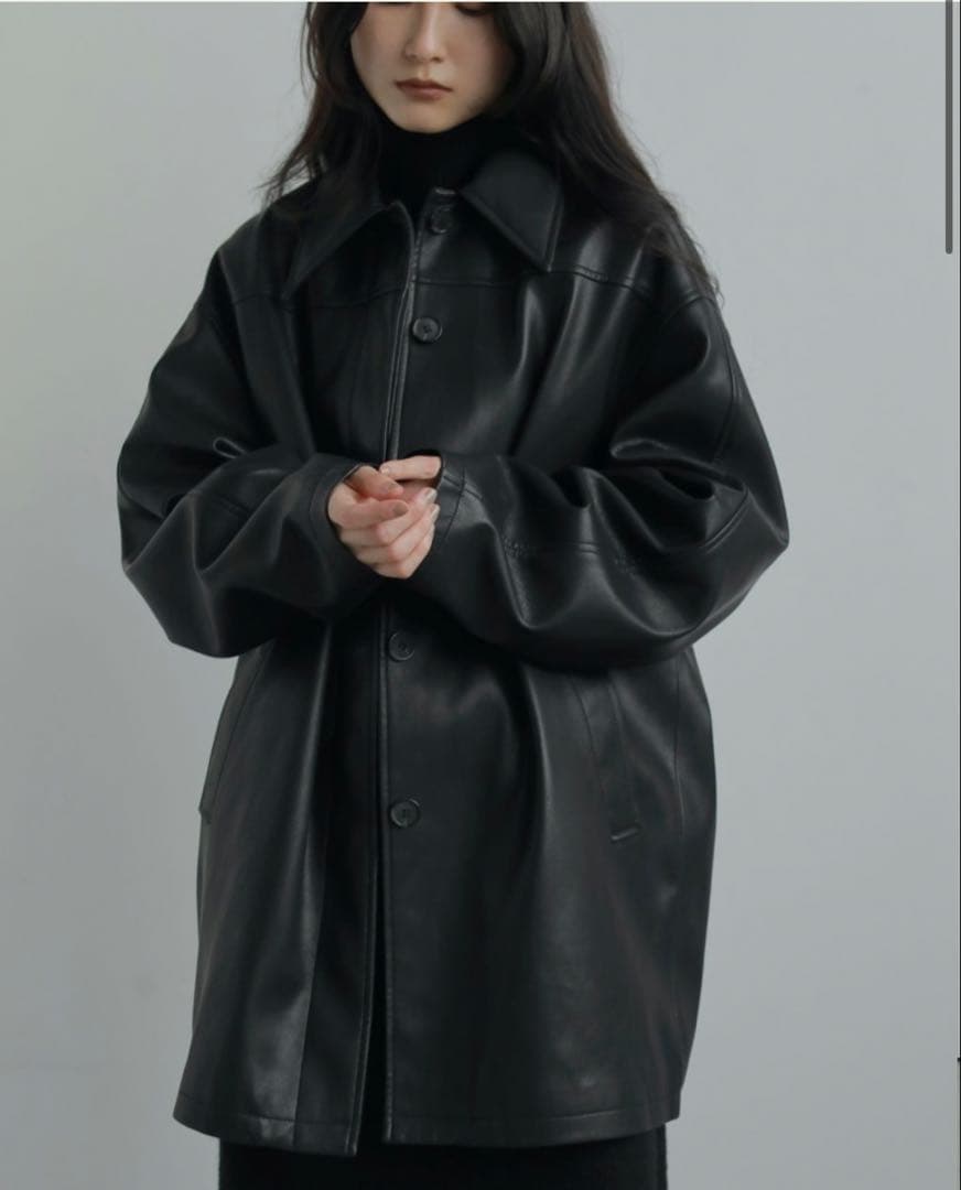 【新品未使用】アンヌークanuke Ecoleather Over Jacket