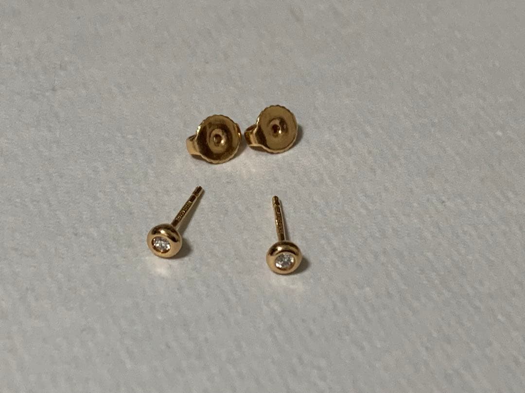 ティファニー　バイ ザ ヤードピアス　ピンクゴールド/K18PG