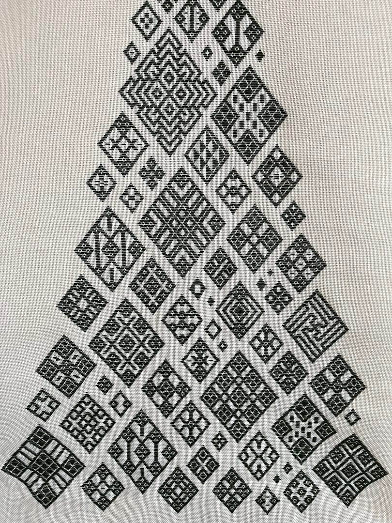 こぎん刺し こぎんツリー タペストリー A まとめ買いOK