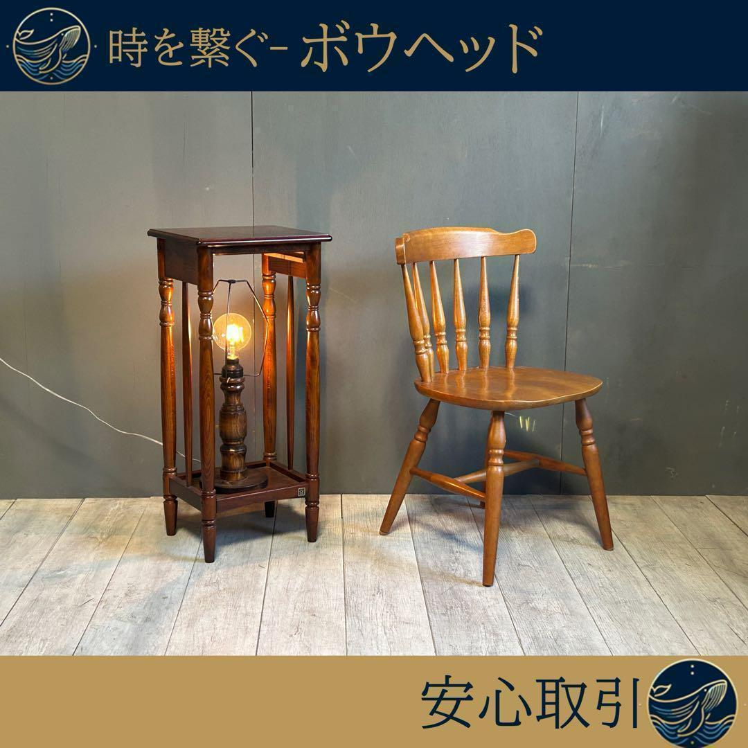 ②　飛騨産業　キツツキマーク　ウィンザーチェア　スポークチェア　SZ