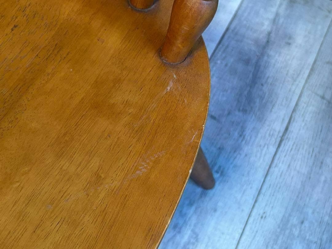 ②　飛騨産業　キツツキマーク　ウィンザーチェア　スポークチェア　SZ