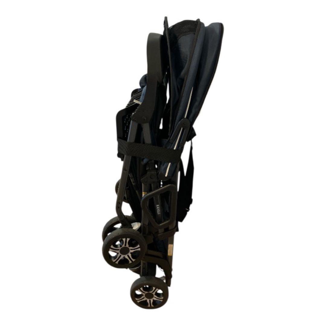 カトージ　2人でゴー スリム 2人乗り 人気ベビーカー ネイビー